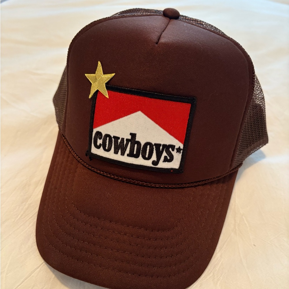 Customer Brown Cowboys Trucker Hat - Western Baseball Cap